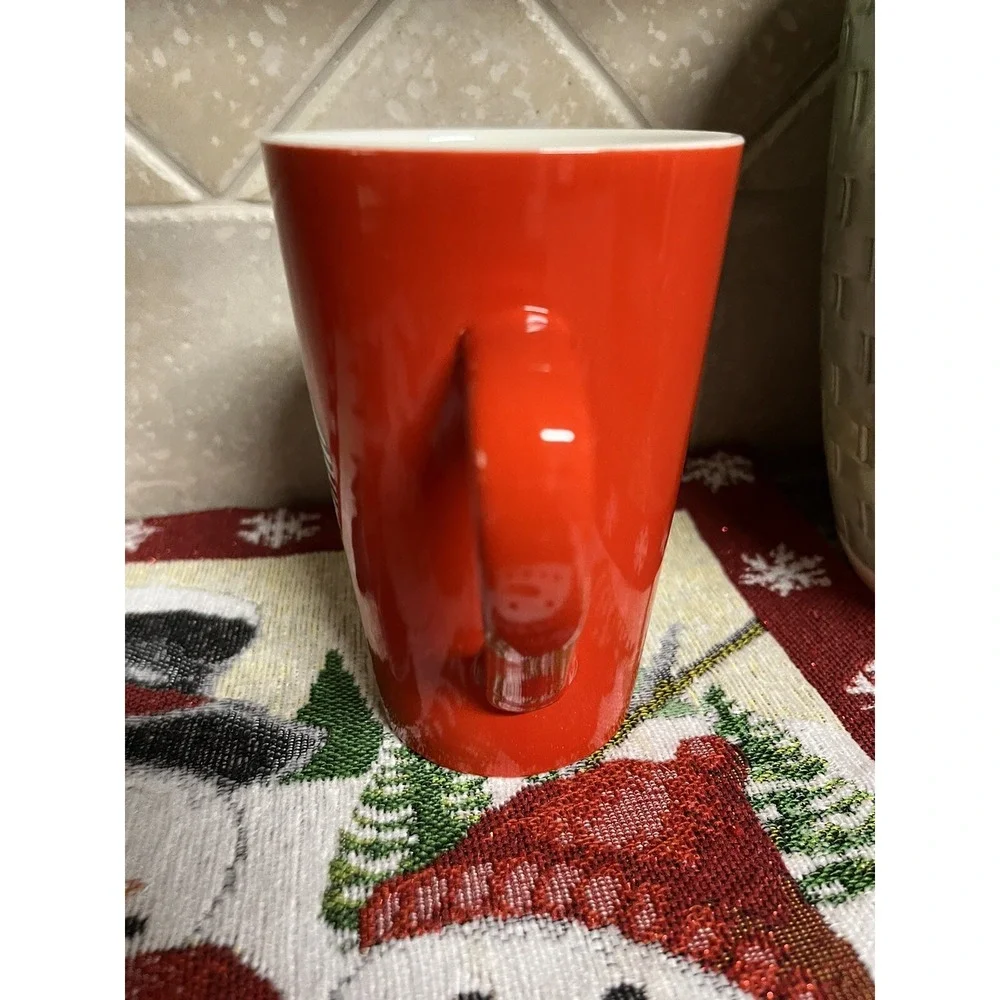 Starbucks Mug Starbucks Red Tall Mug Snow Coffee Mug Hot Chocolate Mug